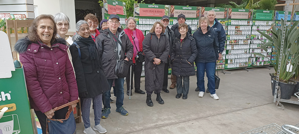 Our Crews Hill Gardening Club visit