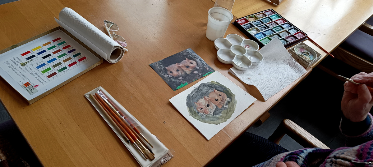 Watercolour Artists Bring Colours